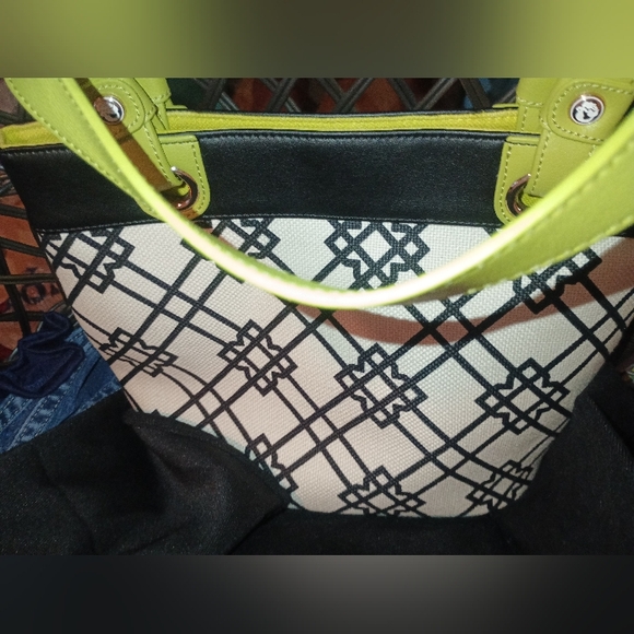 Spartina 449 Handbag Seven Oaks Dafauski Island, SC Green & Black - Picture 7 of 12